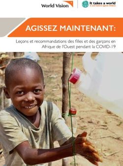 AGISSEZ MAINTENANT: Le&ccedil;ons et recommandations des filles et des gar&ccedil;ons en Afrique de l'Ouest pendant la COVID-19 - World Vision International