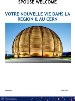 SPOUSE WELCOME VOTRE NOUVELLE VIE DANS LA REGION & AU CERN