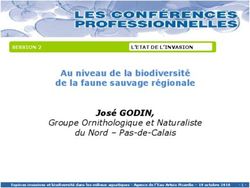 Au niveau de la biodiversité de la faune sauvage régionale
