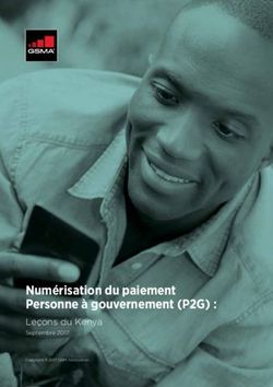 Mobile Money - Numérisation du paiement Personne à gouvernement (P2G) : Leçons du Kenya Septembre 2017 - GSMA