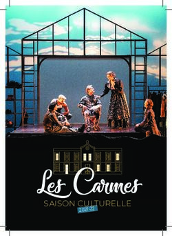 Les Carmes SAISON CULTURELLE - Ville de Langon