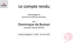 Le compte rendu Dominique de Buman - Méthodologie et exercice de conférence de presse - CFJM