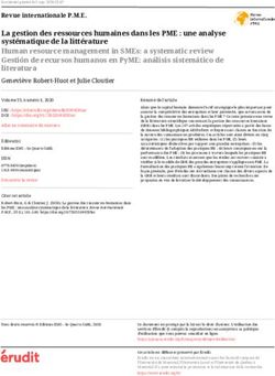 La gestion des ressources humaines dans les PME : une analyse systématique de la littérature Human resource management in SMEs: a systematic ...