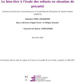 Le bien-être à l'école des enfants en situation de précarité - Cnesco