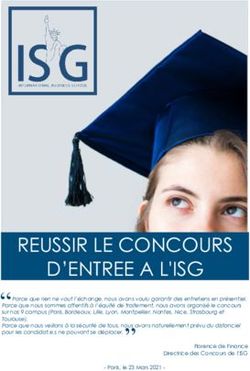 REUSSIR LE CONCOURS D'ENTREE A L'ISG