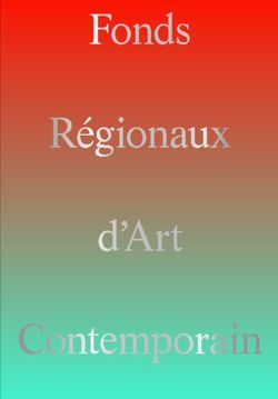 Fonds Régionaux d'Art Contemporain