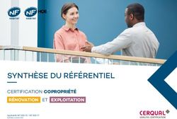 SYNTH&Egrave;SE DU R&Eacute;F&Eacute;RENTIEL - CERTIFICATION COPROPRI&Eacute;T&Eacute; R&Eacute;NOVATION ET EXPLOITATION Applicatifs NF 500-15 / NF 500-17 - Association Qualitel