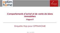 Comportements d'achat et de vente de biens immobiliers - Enqu&ecirc;te Ifop pour OPTIMHOME