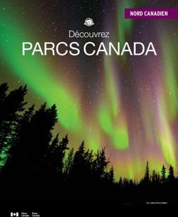 PARCS CANADA Découvrez - NORD CANADIEN