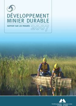 DÉVELOPPEMENT MINIER DURABLE - RAPPORT SUR LES PROGRÈS - Mining Association of Canada
