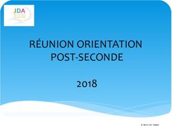 RÉUNION ORIENTATION POST-SECONDE 2018 - lycée