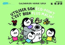 CALENDRIER VOIRIE 2021 - Ville de Lancy