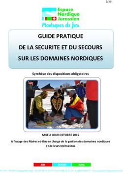GUIDE PRATIQUE DE LA SECURITE ET DU SECOURS SUR LES DOMAINES NORDIQUES