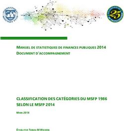 CLASSIFICATION DES CATÉGORIES DU MSFP 1986 SELON LE MSFP 2014 - MANUEL DE STATISTIQUES DE FINANCES PUBLIQUES 2014 DOCUMENT D'ACCOMPAGNEMENT