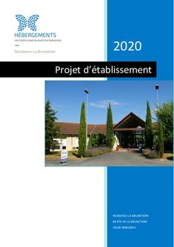 2020 Projet d'établissement - Les Papillons ...