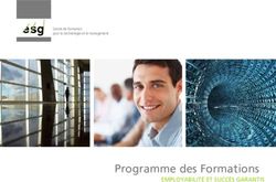 Programme des Formations - EMPLOYABILITÉ ET SUCCÈS GARANTIS - Prilly