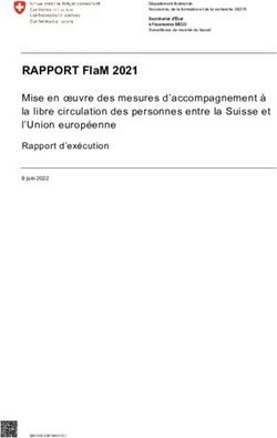 RAPPORT FlaM 2021 Mise en oeuvre des mesures d'accompagnement &agrave; la libre circulation des personnes entre la Suisse et l'Union europ&eacute;enne