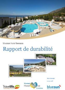 Rapport de durabilit&eacute; - Bluesun hotel Bonaca