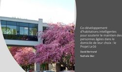 Co-d&eacute;veloppement d'habitations intelligentes pour soutenir le maintien des personnes &acirc;g&eacute;es dans le domicile de leur choix : le Projet Le16 - David ...