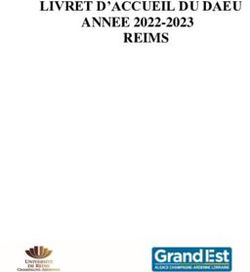LIVRET D'ACCUEIL DU DAEU ANNEE 2022-2023 REIMS