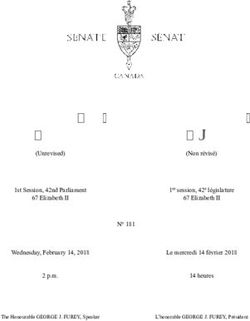 JOURNALS OF - Senate of Canada