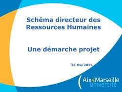 Schéma directeur des Ressources Humaines Une démarche projet - 26 Mai 2015 - Direction des Ressources Humaines
