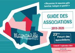 GUIDE DES ASSOCIATIONS - 2019-2020 23&egrave;me - Mairie de Magnanville