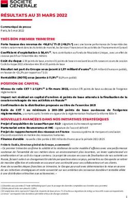 R&Eacute;SULTATS AU 31 MARS 2022 - Groupe Soci&eacute;t&eacute; G&eacute;n&eacute;rale