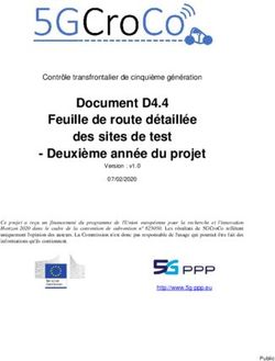 Document D4.4 Feuille de route détaillée des sites de test - Deuxième année du projet - 5G-CroCo
