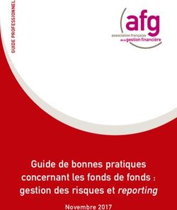 Guide de bonnes pratiques concernant les fonds de fonds : gestion des risques et reporting - Novembre 2017 - AFG