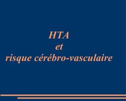 HTA et risque cérébro-vasculaire - geriatrie-albi.com