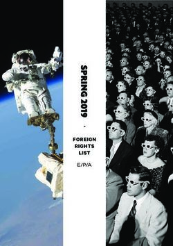 FOREIGN RIGHTS LIST - Editions du Chêne