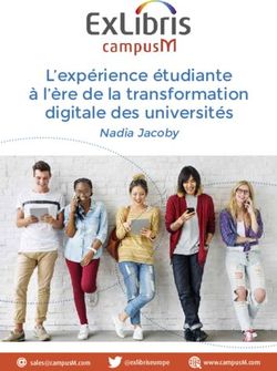L'exp&eacute;rience &eacute;tudiante &agrave; l'&egrave;re de la transformation digitale des universit&eacute;s - Nadia Jacoby