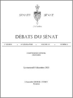 DÉBATS DU SÉNAT Le mercredi 8 décembre 2021 - 44e LÉGISLATURE