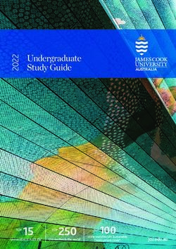 2022 Undergraduate Study Guide - JAMES COOK UNIVERSITY AUSTRALIA