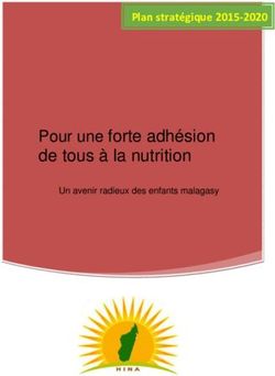 Pour une forte adhésion de tous à la nutrition - Plan stratégique 2015-2020 - MPTF ...