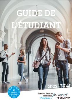 GUIDE DE L'&Eacute;TUDIANT 2022-2023 - ide-perigueux.fr