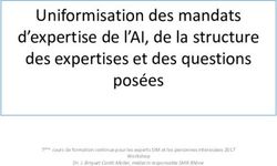 Uniformisation des mandats d'expertise de l'AI, de la structure des expertises et des questions posées