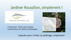 Jardiner Roussillon, simplement ! - Capsules pour s'initier au jardinage, simplement