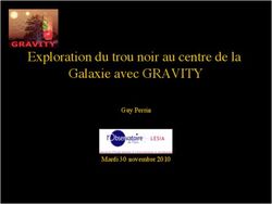 Exploration du trou noir au centre de la Galaxie avec GRAVITY - Guy Perrin Mardi 30 novembre 2010