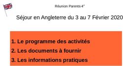Les informations pratiques - Le programme des activités 2. Les documents à fournir 3. Les informations pratiques Séjour en Angleterre du 3 ...