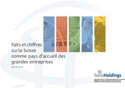 Faits et chiffres sur la Suisse comme pays d'accueil des grandes entreprises - Swissholdings