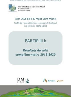 PARTIE III b Résultats du suivi complémentaire 2019-2020 - SAGE Dol