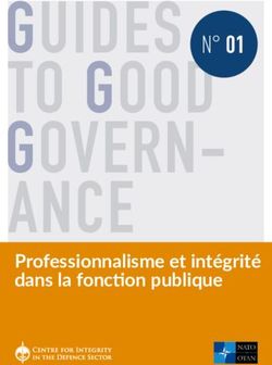 N 01 - Professionnalisme et intégrité dans la fonction publique - NATO