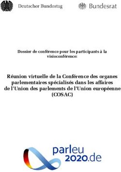 (COSAC) Réunion virtuelle de la Conférence des organes parlementaires spécialisés dans les affaires de l'Union des parlements de l'Union ...
