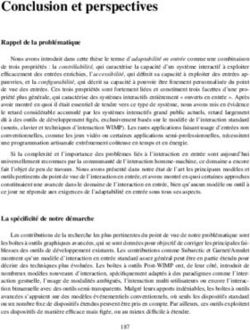 Conclusion et perspectives - Scribbr