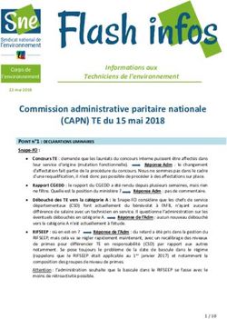 Commission administrative paritaire nationale (CAPN) TE du 15 mai 2018 - SNE-FSU