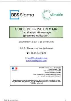 GUIDE DE PRISE EN MAIN - Installation, démarrage (première utilisation) - BBS Logiciels