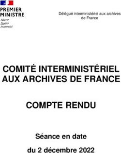 COMIT&Eacute; INTERMINIST&Eacute;RIEL AUX ARCHIVES DE FRANCE COMPTE RENDU - S&eacute;ance en date du 2 d&eacute;cembre 2022