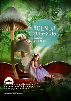 MUSIQUE & THÉÂTRE - Conservatoire de musique